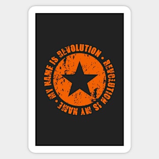 My Name Is Revolution Sticker